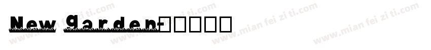 New garden字体转换